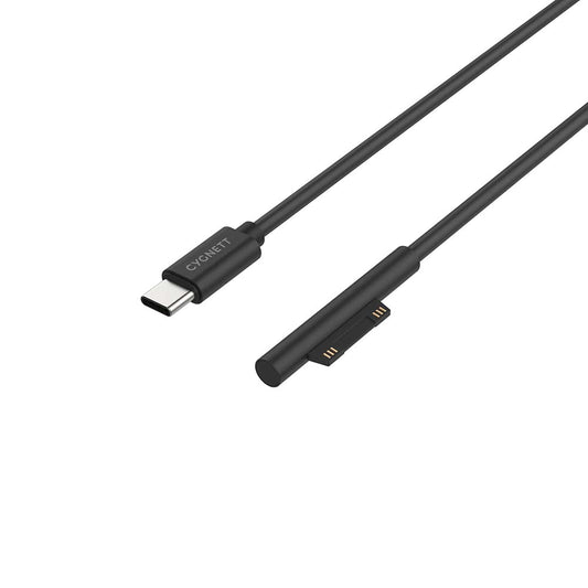 USB-C to Microsoft Surface Laptop Cable 1m Black